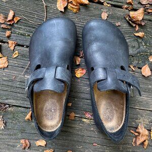 Birkenstock - London; Black Oiled Leather